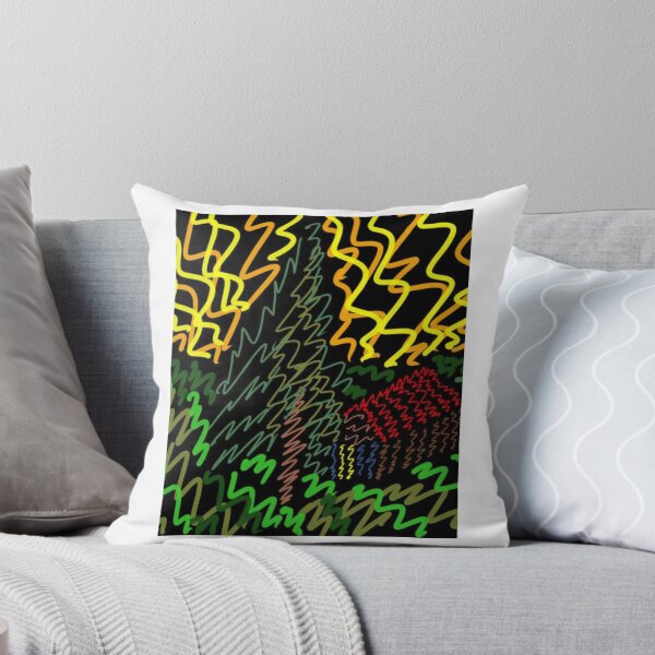 Item preview, Forest Cabin neon doodle, Electric landscape designed and sold by BlondelleWinny.