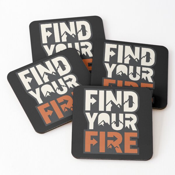 Item preview, Find Your Fire Mountain Typography designed and sold by Rovano.