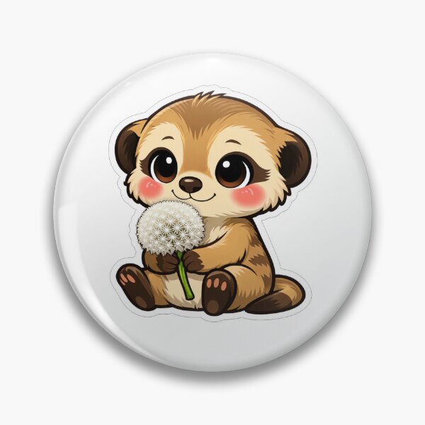 Item preview, Cute Baby Meerkat Holding A Dandelion designed and sold by Owcomm.