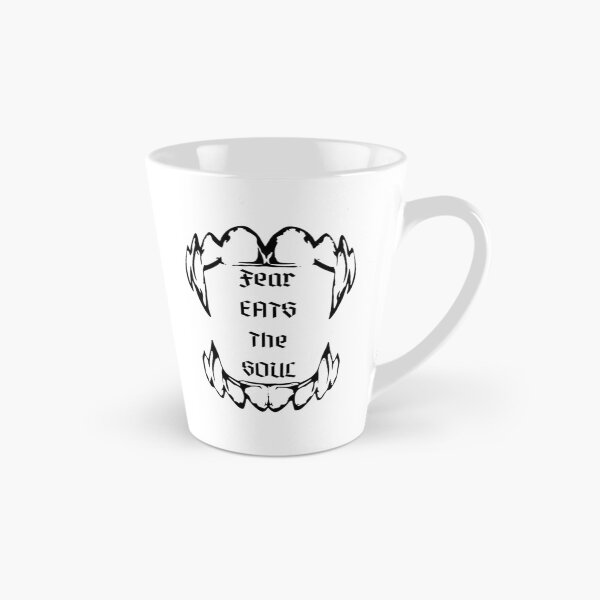 Item preview, "Fear Eats The Soul" Popular Quote Grunge Punk Gothic Dark Aesthetic Vampire Teeth designed and sold by CaribbeanClown.