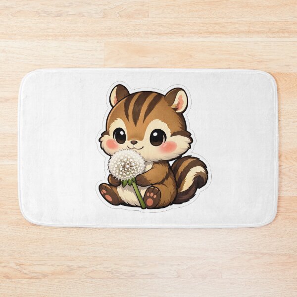 Item preview, Cute Chipmunk Holding A White Dandelion designed and sold by Owcomm.
