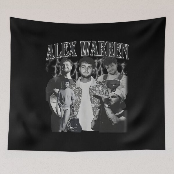 Item preview, ALEX WARREN Collage Retro Style Portrait designed and sold by Matastuffmerch.