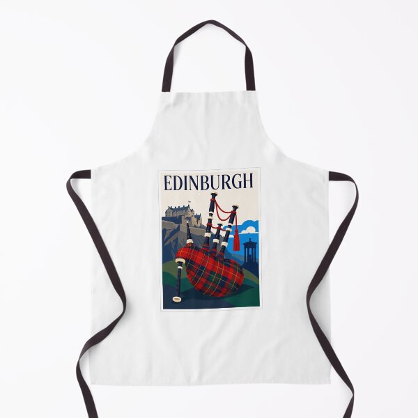 Item preview, Edinburgh Bagpipes Travel Poster Art designed and sold by Beyond Destinations.