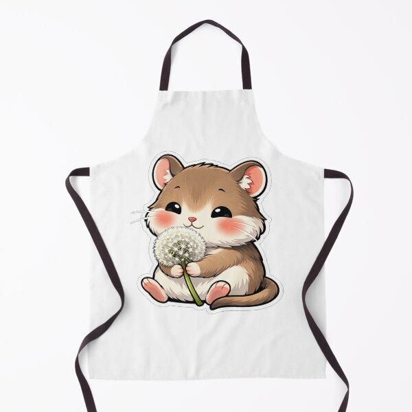 Item preview, Cute Hamster Holding A Dandelion Flower designed and sold by Owcomm.