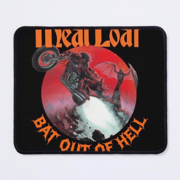 Item preview, Bat Out Of Hell Motorcycle Jet Retro Album Art designed and sold by Matastuffmerch.
