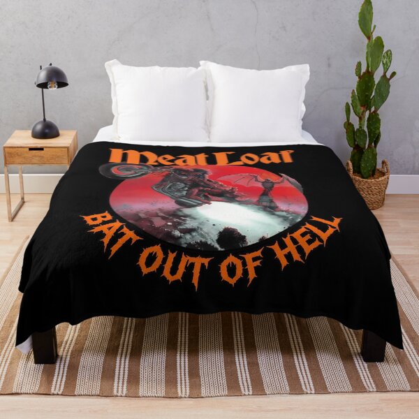 Item preview, Bat Out Of Hell Motorcycle Jet Retro Album Art designed and sold by Matastuffmerch.