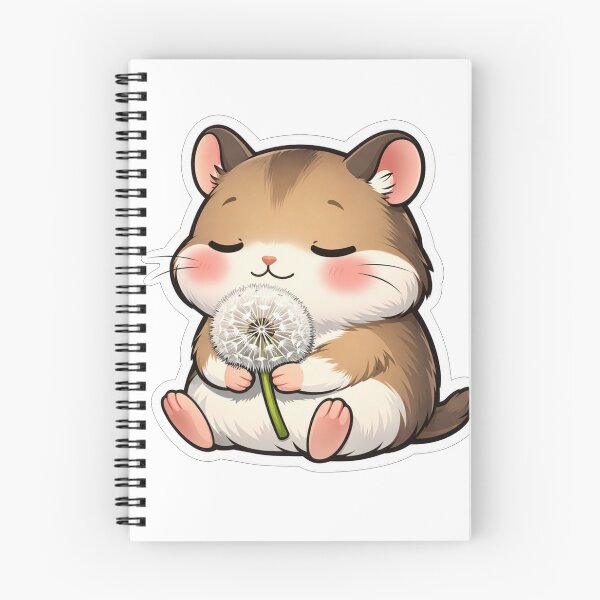 Item preview, Cute Hamster Holding A White Dandelion designed and sold by Owcomm.