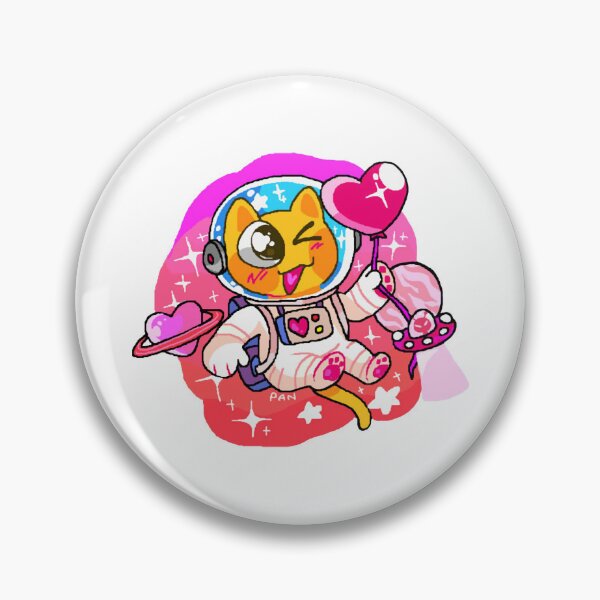 Item preview, Space Cute Kawaii Orange Cat Astronaut Cosmic Star Graphic designed and sold by SaltyGull.