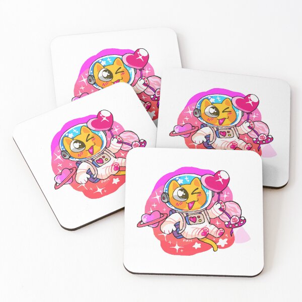 Item preview, Space Cute Kawaii Orange Cat Astronaut Cosmic Star Graphic designed and sold by SaltyGull.