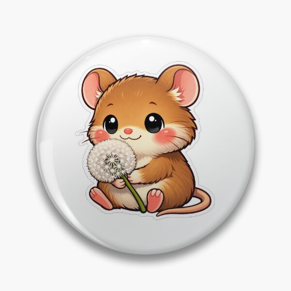 Item preview, Cute Little Mouse Holding A Dandelion designed and sold by Owcomm.