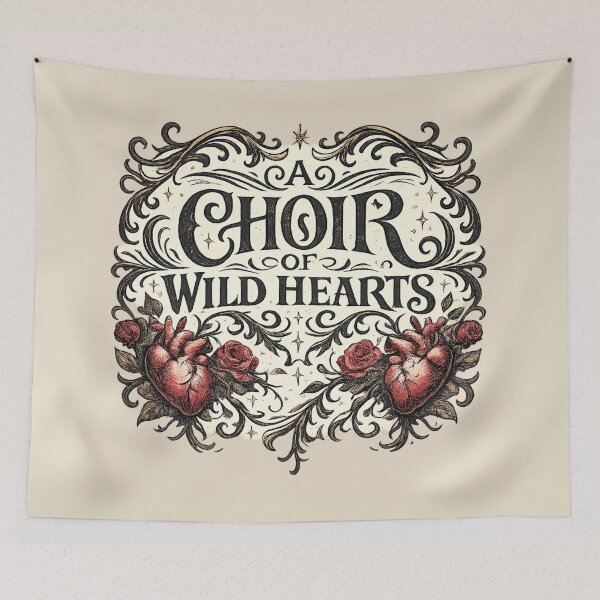 Item preview, A Choir of Wild Hearts – Romantic Gothic Art Nouveau Design designed and sold by From Cyryl with Love.