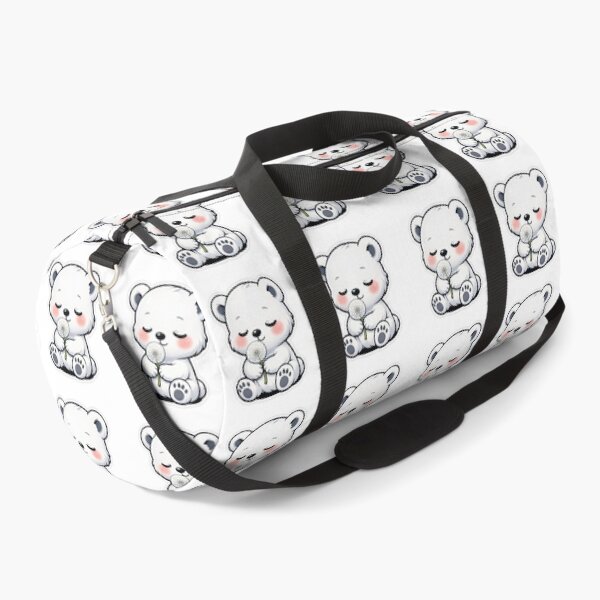 Item preview, Cute Little White Polar Bear With Dandelion designed and sold by Owcomm.