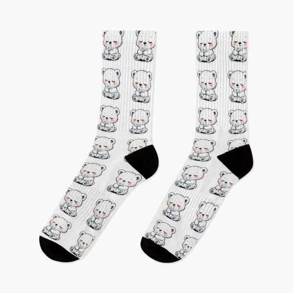 Item preview, Cute Little White Polar Bear With Dandelion designed and sold by Owcomm.