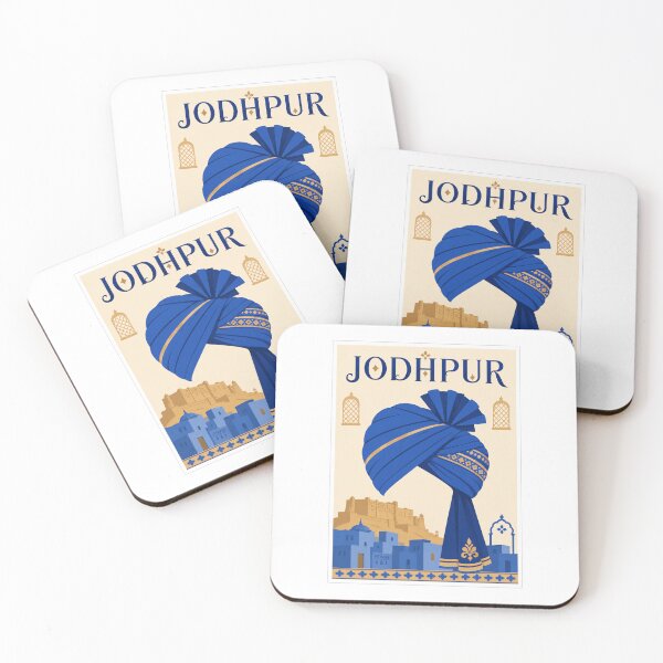 Item preview, Jodhpur Blue Turban Travel Poster designed and sold by Beyond Destinations.