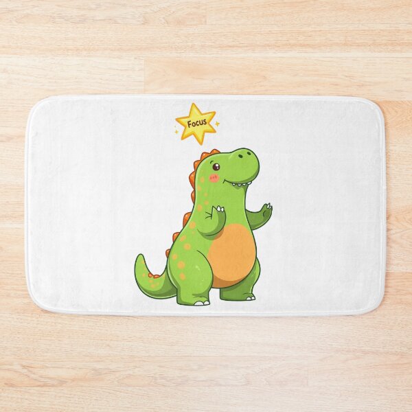 Item preview, ADHD Dinosaur Sticker – Focus? Never Heard of It – Cute T-Rex Art designed and sold by Flownow.