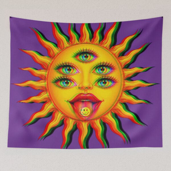 Artikelvorschau, Trippy Sun. entworfen und verkauft von Charisma Enigma.