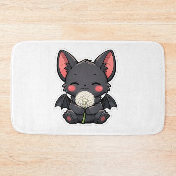 Item preview, Cute Little Bat Holding A Dandelion designed and sold by Owcomm.