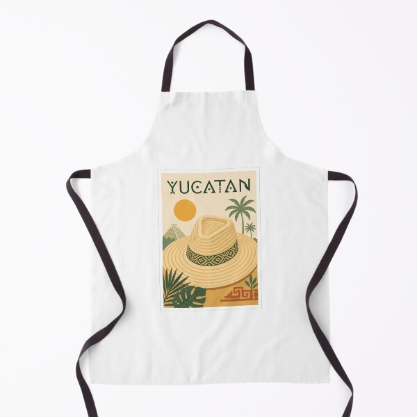 Item preview, Yucatan Sombrero Tropical Travel Poster designed and sold by Beyond Destinations.