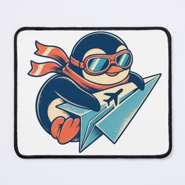 Item preview, Airplane-Mode Penguin – Offline Travel Creature designed and sold by yagniikd-.