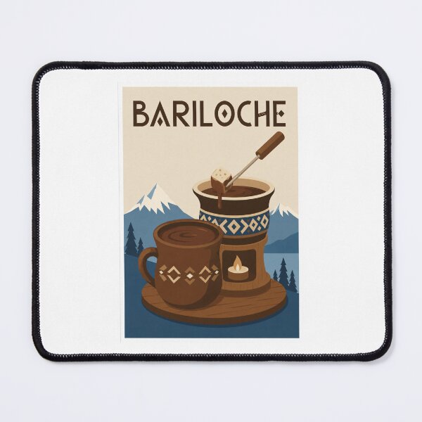 Item preview, Bariloche Chocolate Fondue Travel Poster designed and sold by Beyond Destinations.