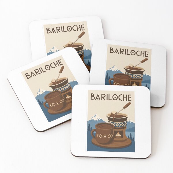 Item preview, Bariloche Chocolate Fondue Travel Poster designed and sold by Beyond Destinations.