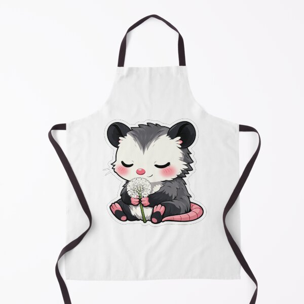 Item preview, Cute Opossum Holding A White Dandelion Flower designed and sold by Owcomm.