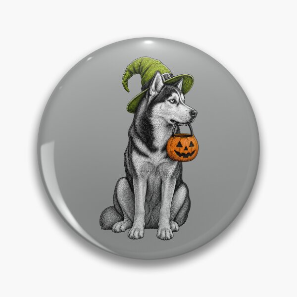 Item preview, Halloween Husky designed and sold by prettykaler.