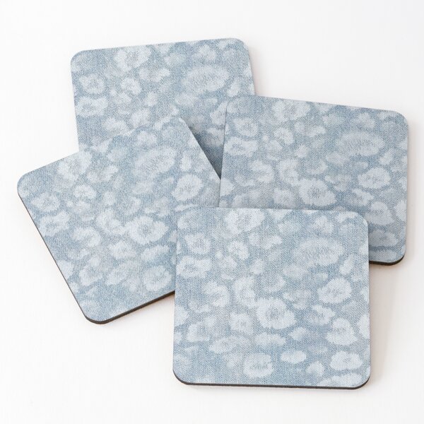 Item preview, Washed Denim Leopard · Soft Blue Animal Print Texture designed and sold by Allywork.