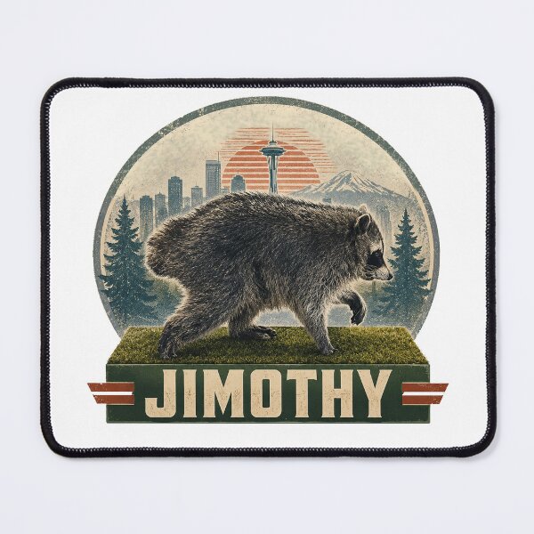 Item preview, Jimothy Viral Raccoon – Funny Trash Panda, Seattle Wildlife designed and sold by Mohamedeinoo.