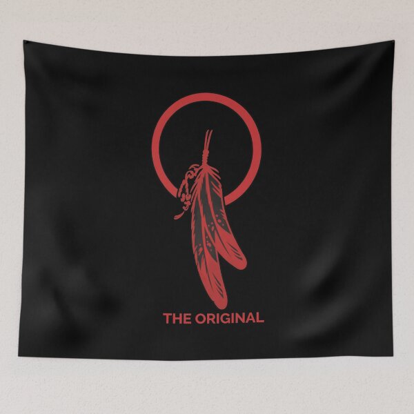 Item preview, Red Feather Circle Graphic Minimalist Symbol designed and sold by TypoEmporium.