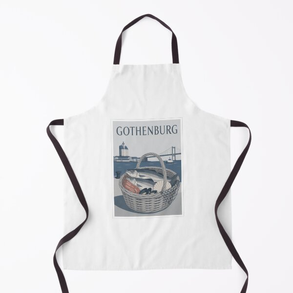 Item preview, Gothenburg Seafood Basket Travel Poster designed and sold by Beyond Destinations.