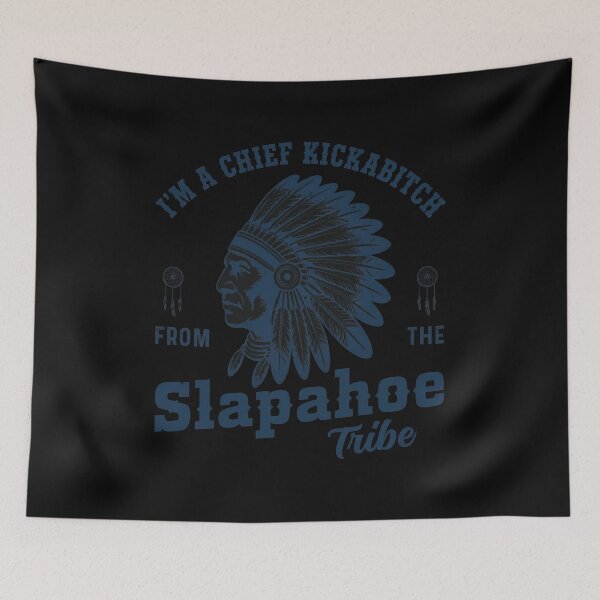 Item preview, Edgy Tribal Parody Chief Text Graphic designed and sold by TypoEmporium.