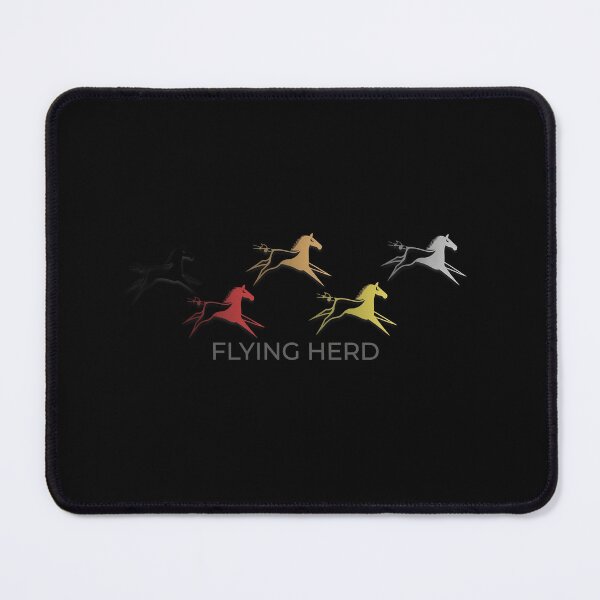 Item preview, Five Galloping Steeds Color Spectrum Graphic designed and sold by TypoEmporium.