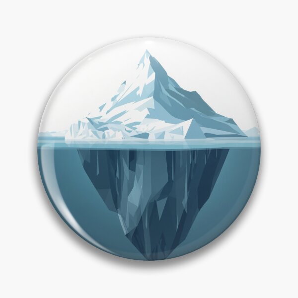 Item preview, Iceberg Mountain - What Lies Beneath designed and sold by RoyArt0.