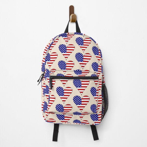 Item preview, USA Heart Flag Non-Traditional designed and sold by AuntieShoe.