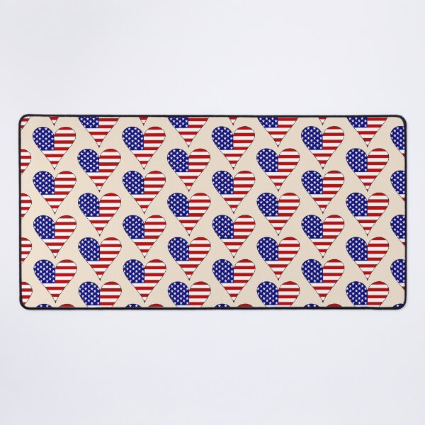 Item preview, USA Heart Flag Non-Traditional designed and sold by AuntieShoe.
