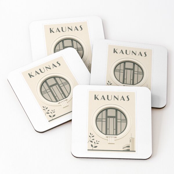 Item preview, Kaunas Modernist Round Window Poster designed and sold by Beyond Destinations.