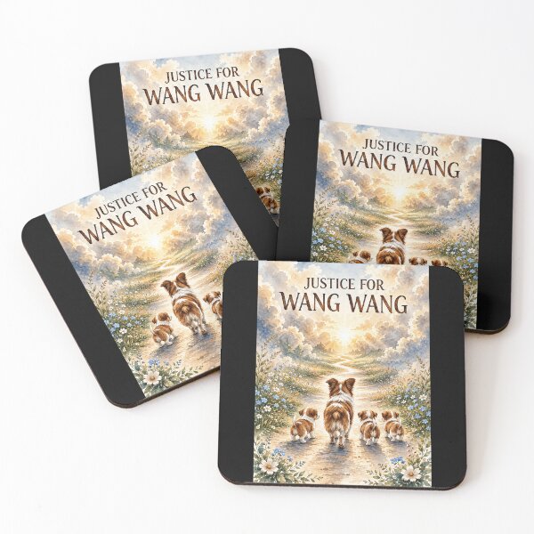 Item preview, Justice for Wang Wang “Path to Heaven” Mother Dog Puppies Memorial Gift designed and sold by MorningJoco.