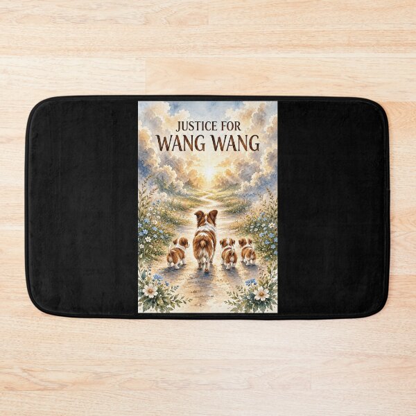 Item preview, Justice for Wang Wang “Path to Heaven” Mother Dog Puppies Memorial Gift designed and sold by MorningJoco.