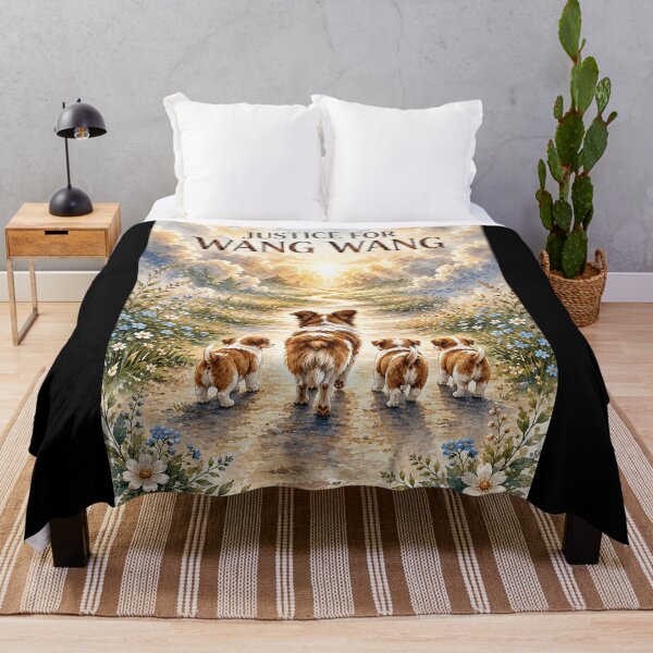 Item preview, Justice for Wang Wang “Path to Heaven” Mother Dog Puppies Memorial Gift designed and sold by MorningJoco.