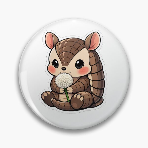 Item preview, Cute Baby Armadillo Holding A Dandelion designed and sold by Owcomm.