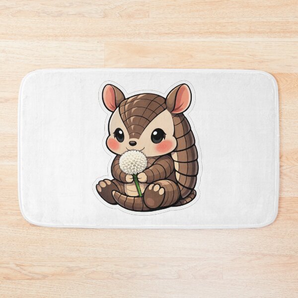 Item preview, Cute Baby Armadillo Holding A Dandelion designed and sold by Owcomm.