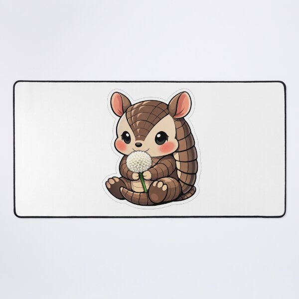 Item preview, Cute Baby Armadillo Holding A Dandelion designed and sold by Owcomm.