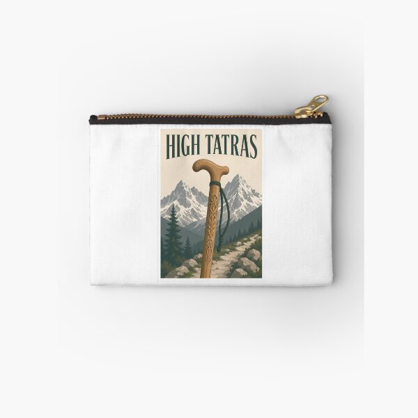 Item preview, High Tatras Carved Hiking Stick Poster designed and sold by Beyond Destinations.