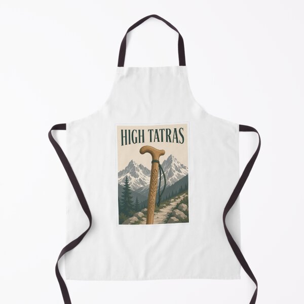 Item preview, High Tatras Carved Hiking Stick Poster designed and sold by Beyond Destinations.
