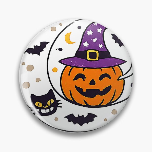 Item preview, Happy Halloween Cute Jack O Lantern Pumpkin Witch designed and sold by The secret storage room.