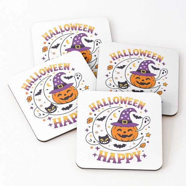 Item preview, Happy Halloween Cute Jack O Lantern Pumpkin Witch designed and sold by The secret storage room.