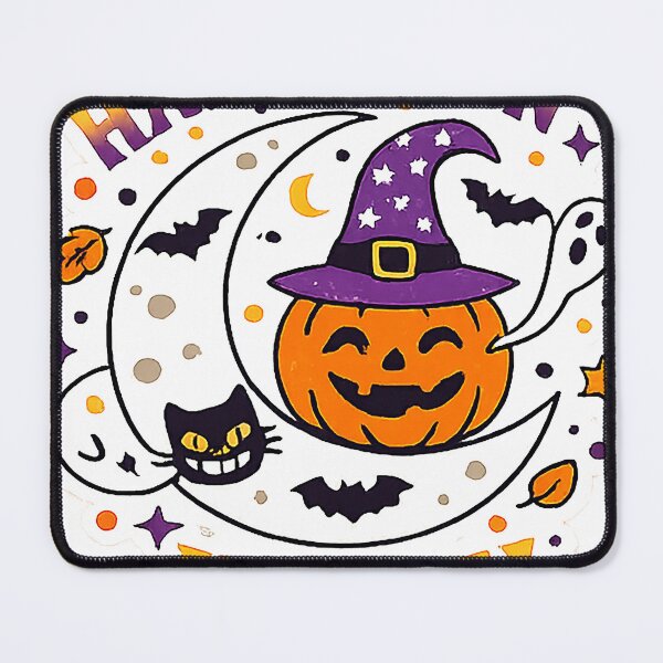 Item preview, Happy Halloween Cute Jack O Lantern Pumpkin Witch designed and sold by The secret storage room.