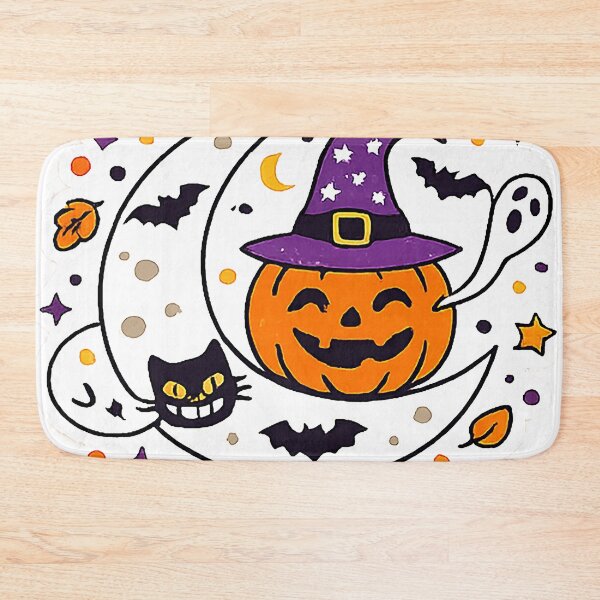 Item preview, Happy Halloween Cute Jack O Lantern Pumpkin Witch designed and sold by The secret storage room.