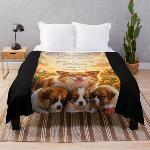 Item preview, Justice for Wangwang “One Month Little Stars” Memorial Mother Dog Gift designed and sold by CanvasFuse.